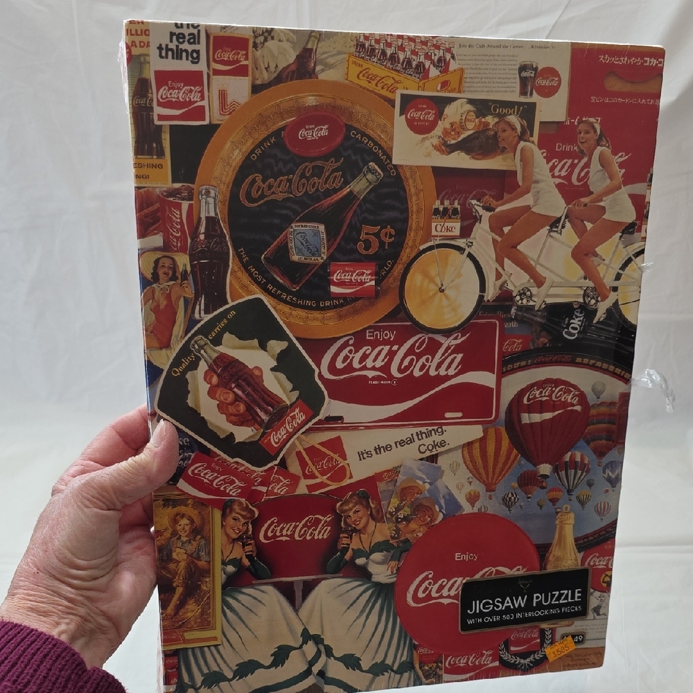 Vintage 1985 Things Go Better With Coke 500 Pc Puzzle